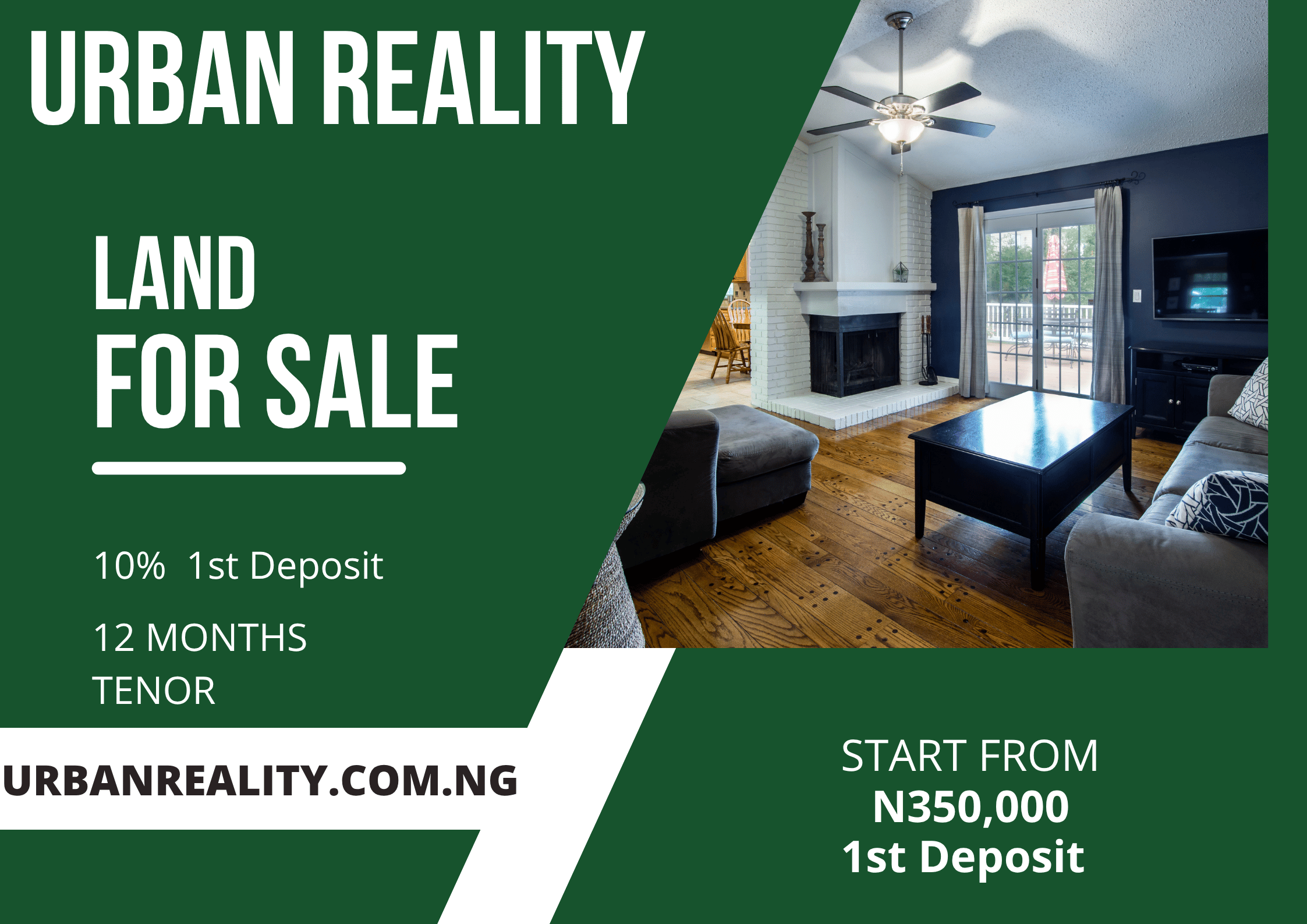 Abuja Land for Sale | Real Estate Poster Landscape