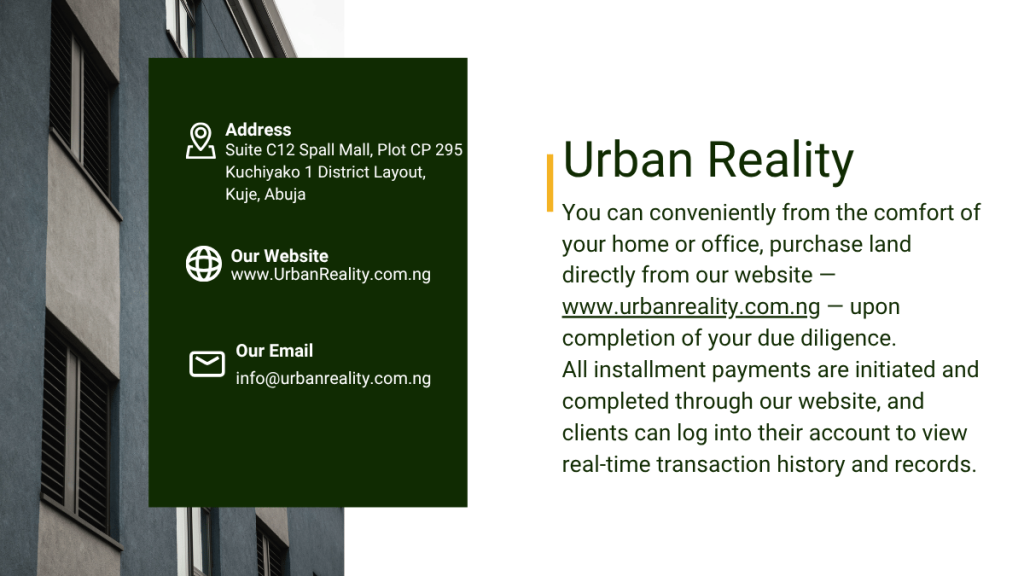 Land for Sale in Abuja